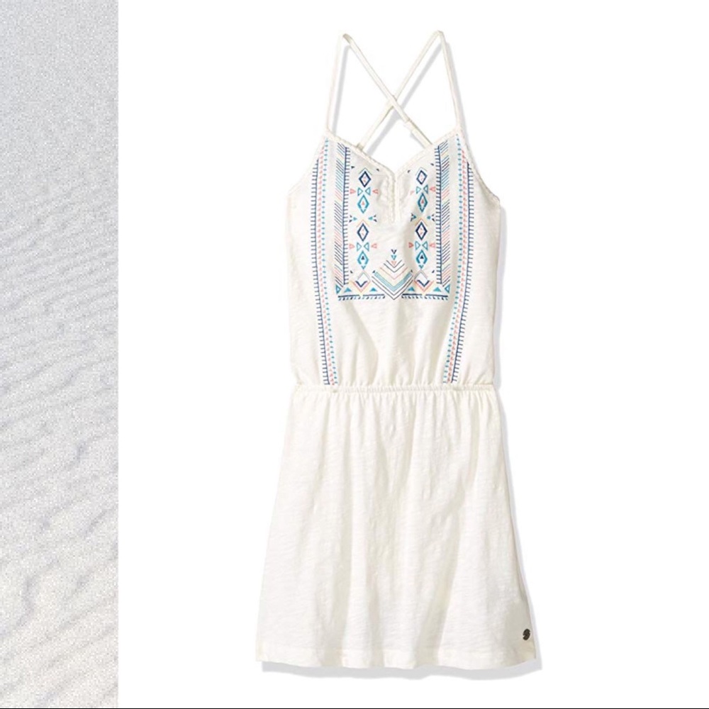 🌝 SOLD 🍧 ROXY Girl N’ice Cream Embroidered Dress